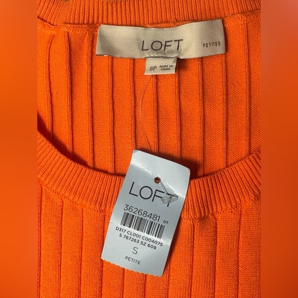 LOFT Ribbed Elbow Sleeve Maxi Dress Soft & Flattering Fit! Small petite - Picture 10 of 15